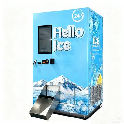 Haloo vending machine fornitore schermo 24 ore macchina vending di ghiaccio per imballaggio automatico macchina vending di ghiaccio bancomat