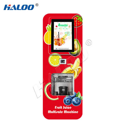 Haloo Fully Automatic Desktop Fresh Fruit Smoothie Blender, macchinario venditore di frullati touchscreen da 10,1 pollici con funzionalità di sviluppo SDK