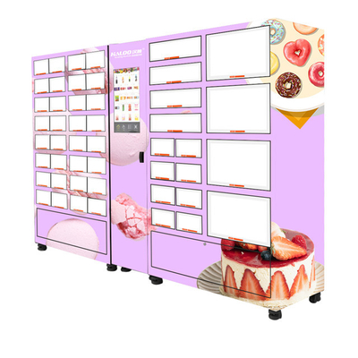 Lamiera sottile refrigerata riscaldamento a microonde del distributore automatico dell'alimento 4000W materiale