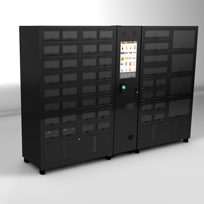 Refrigeri il distributore automatico dell'armadio con il distributore automatico di raffreddamento dell'armadio di colore nero di 48 cellule