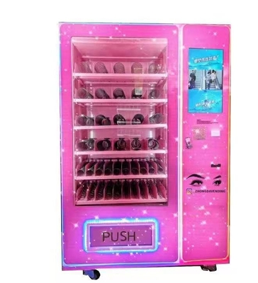 Touch screen a 21,5 pollici rosa caldo di Lash Vending Machine With del distributore automatico dei capelli