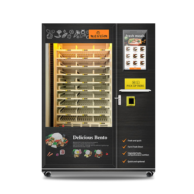distributore automatico caldo completamente automatico dell'alimento di self service 24h con riscaldamento a microonde