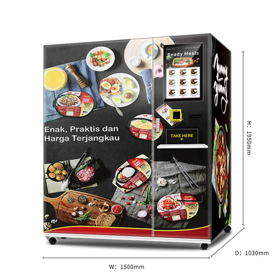 distributore automatico congelato del pasto 4000W, tutta l'attrezzatura d'acciaio del venditore di alimenti di SDK del corpo