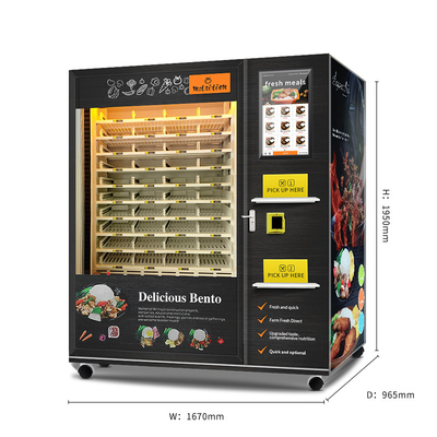 Microonda calda calda completamente automatica del distributore automatico dell'alimento del distributore automatico dell'alimento