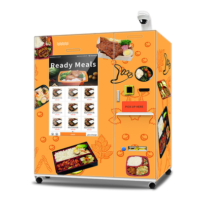 Distributore automatico congelato completamente automatico congelato grande touch screen dell'alimento del distributore automatico dell'alimento con il riscaldamento rapido 45S