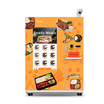Distributore automatico congelato completamente automatico congelato grande touch screen dell'alimento del distributore automatico dell'alimento con il riscaldamento rapido 45S