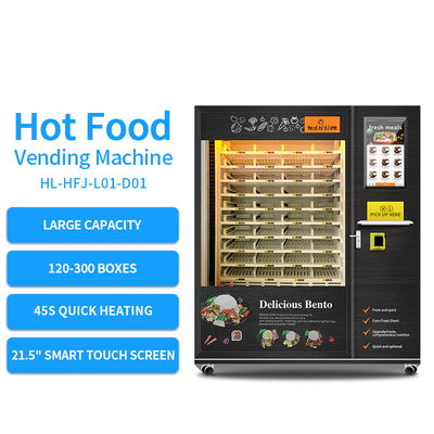 Distributore automatico automatico dell'alimento di grande capacità di 120 scatole con il raffreddamento e la funzione di riscaldamento