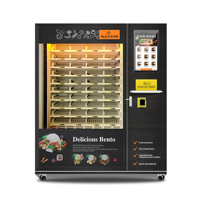 Distributore automatico automatico dell'alimento di grande capacità di 120 scatole con il raffreddamento e la funzione di riscaldamento