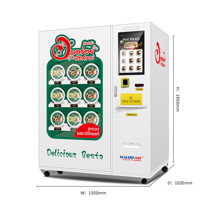 Meno una preparazione centigrado da 20 gradi distributore automatico congelato dell'alimento di Bento Breakfast Lunch Box Dumplings dei pasti con la funzione di riscaldamento veloce