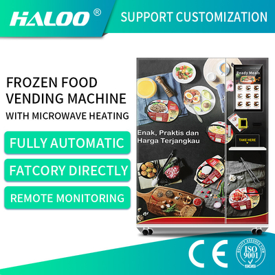 Gli gnocchi pronti dei pasti impana il distributore automatico congelato hamburger dell'alimento con breve tempo di riscaldamento