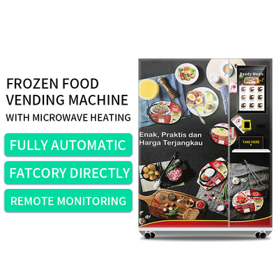 Distributore automatico pronto congelato completamente automatico dei pasti del distributore automatico dei pasti con la funzione di riscaldamento
