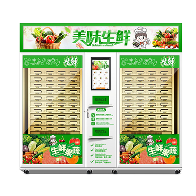 24 ore di frigorifero che raffredda il distributore automatico della frutta e della verdura fresca con l'elevatore DI X-Y