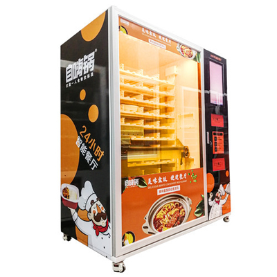 Distributore automatico su ordinazione congelato del riscaldamento a microonde del pasto dell'alimento fresco