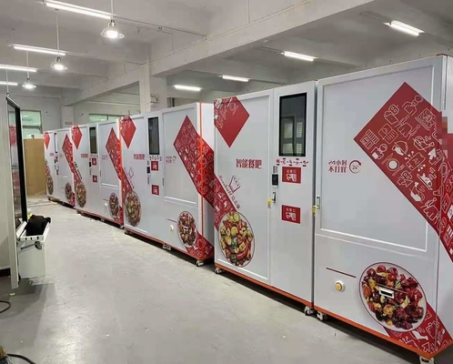 Distributore automatico su ordinazione congelato del riscaldamento a microonde del pasto dell'alimento fresco
