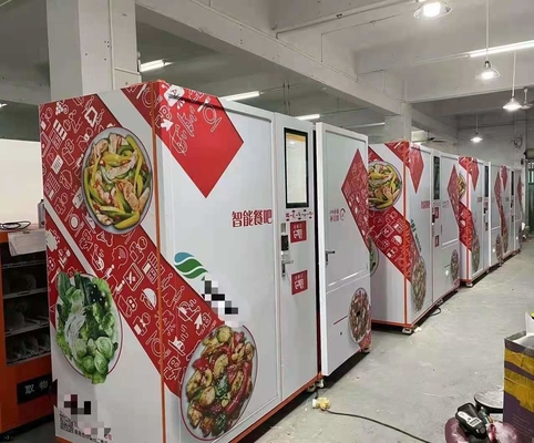 Distributore automatico su ordinazione congelato del riscaldamento a microonde del pasto dell'alimento fresco