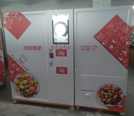 Distributore automatico su ordinazione congelato del riscaldamento a microonde del pasto dell'alimento fresco