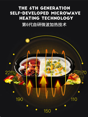 Distributore automatico caldo dell'alimento di microonda del ODM dell'OEM con il grande touch screen a 49 pollici per la pubblicità