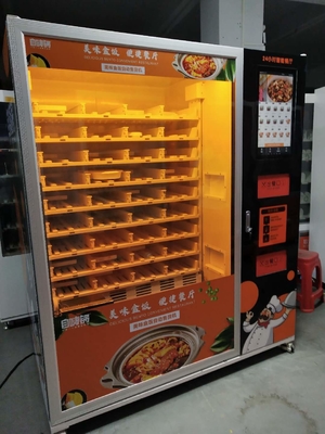 Distributore automatico automatico dell'alimento di alta efficienza del riscaldamento con la microonda