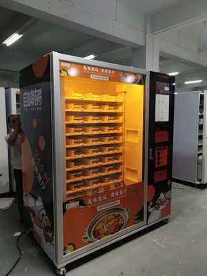 Distributore automatico automatico dell'alimento di alta efficienza del riscaldamento con la microonda