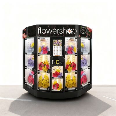 Haloo 14 reticolato Customized Logo Flower Vending Machine Gifts Flower Holding Machine con funzione di raffreddamento