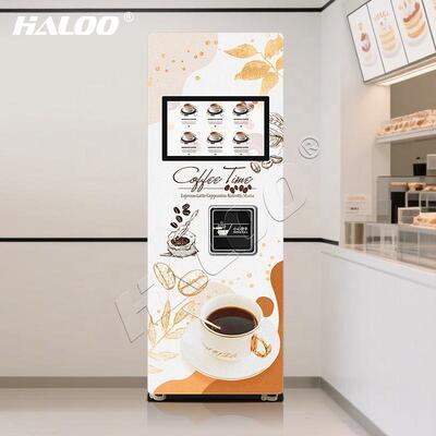 21Macchina da caffè automatica a capsula commerciale con schermo sensoriale ad alta definizione da 5 pollici con bevande calde