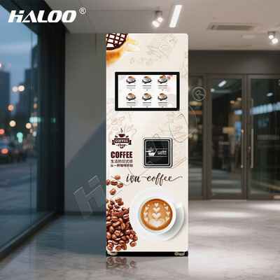 21Macchina da caffè automatica a capsula commerciale con schermo sensoriale ad alta definizione da 5 pollici con bevande calde