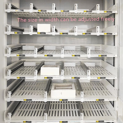 Macchina venditrice di torte a touchscreen da 21,5 pollici di grande capacità con telaio di schiuma in piastra di acciaio a colori e sistema di spedizione XY