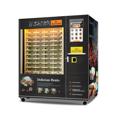 Haloo Hot Food Vending Machine Autoservizio Pranzo Bento con funzione di riscaldamento Macchina per vendere cibo di grande capacità