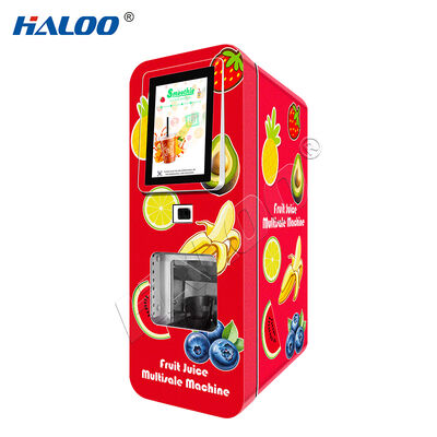 Haloo Fully Automatic Desktop Fresh Fruit Smoothie Blender, macchinario venditore di frullati touchscreen da 10,1 pollici con funzionalità di sviluppo SDK
