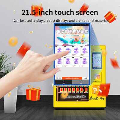 Haloo 21,5 pollici touchscreen blind box vending machine piattaforma di consegna XY con finestra di visualizzazione extra grande
