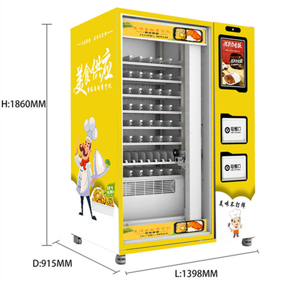 Distributore automatico caldo dell'hamburger del distributore automatico del panino con il forno a microonde