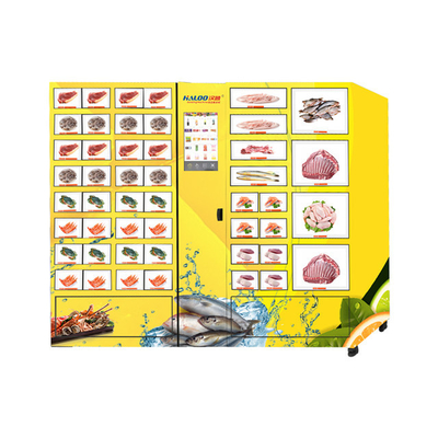 Armadi refrigerati del distributore automatico dell'alimento fresco delle torte di compleanno dei frutti di mare del distributore automatico dell'armadio