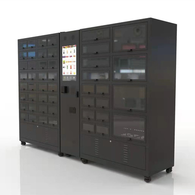 Refrigeri il distributore automatico dell'armadio con il distributore automatico di raffreddamento dell'armadio di colore nero di 48 cellule