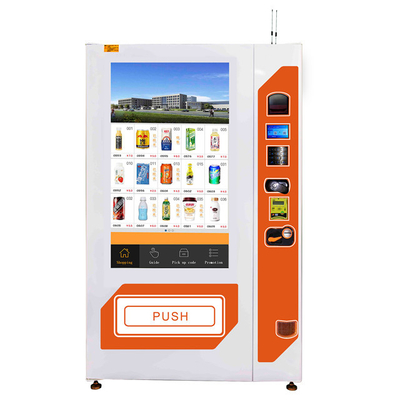 Il grande touch screen a 49 pollici beve il distributore automatico con la refrigerazione fa un spuntino il distributore automatico