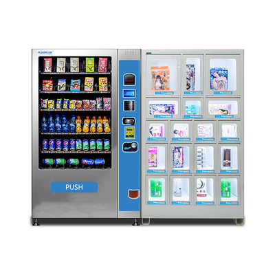ODM combinato del distributore automatico dello spuntino della bevanda con 6 cassetti 7 canali