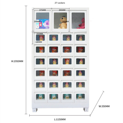 Il distributore automatico astuto dell'armadio del touch screen per lo spuntino inscatola la candela dei giocattoli