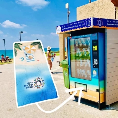 Distributore automatico non refrigerato dei vestiti di nuoto dell'asciugamano di spiaggia 220V 50HZ