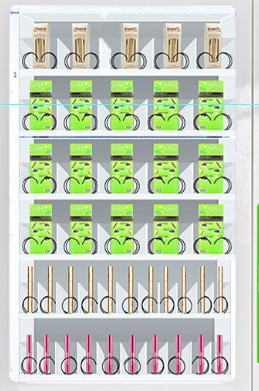 Nuovo gioco popolare Lucky Blind Box Vending Machine divertente con il touch screen
