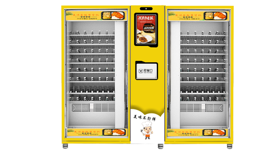 Distributore automatico sano pronto dell'alimento del distributore automatico dei pasti della città universitaria dell'istituto universitario