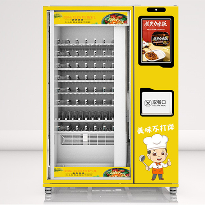 Distributore automatico sano pronto dell'alimento del distributore automatico dei pasti della città universitaria dell'istituto universitario