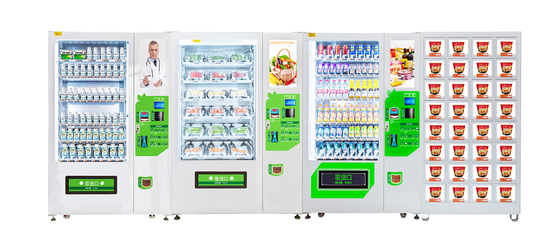 Distributore automatico astuto del frigorifero di grande capacità, distributore automatico dello spuntino combinato