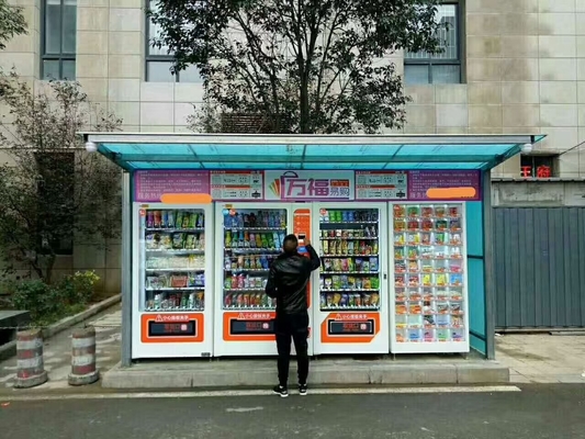 Distributore automatico della bevanda del ODM dell'OEM, soda e distributore automatico all'aperto dello spuntino