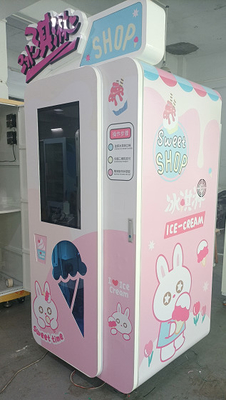 Distributore automatico molle a gettoni del gelato del yogurt del distributore automatico del gelato