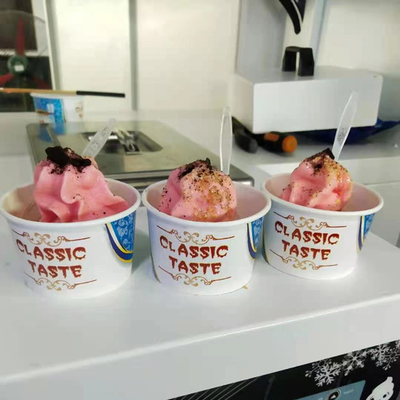 Distributore automatico molle automatico di fabbricazione rapido del gelato con la scatola variopinta attraente delle luci del LED e di luce del LED