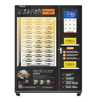Distributore automatico caldo dell'hamburger del distributore automatico del panino con il forno a microonde