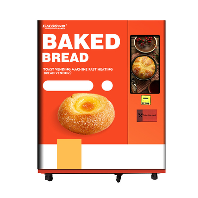 Distributore automatico dell'hamburger di self service con il forno a microonde 3000W
